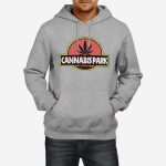 Moški pulover s kapuco Cannabis Park