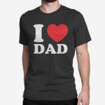 Moška kratka majica I Love Dad