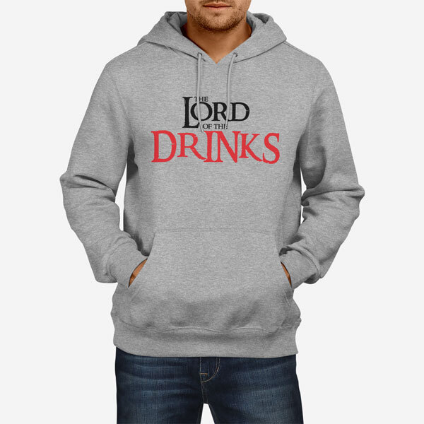 Moški pulover s kapuco Lord of The Drinks