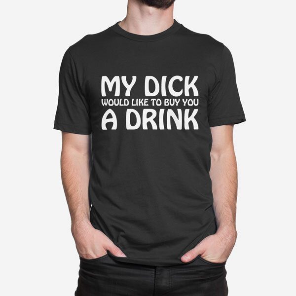 Moška kratka majica My Dick a Drink