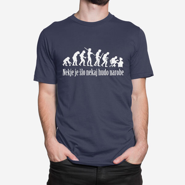 Moška kratka majica Evolucija