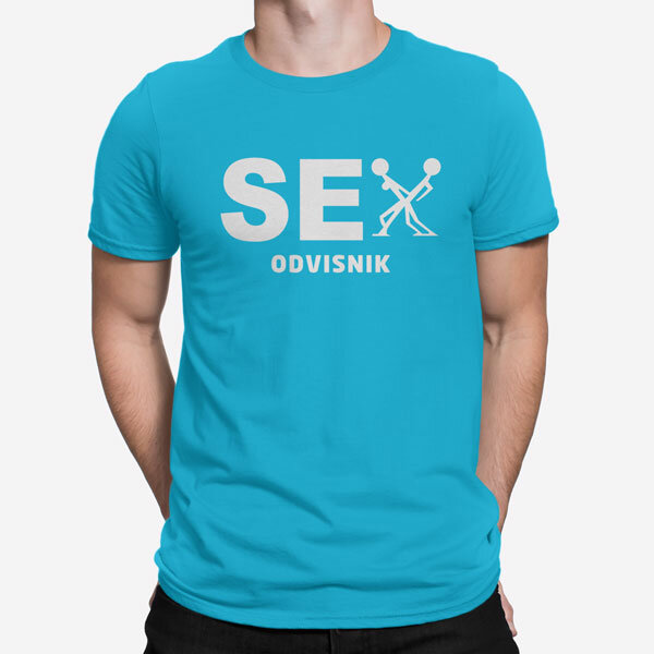Moška kratka majica Sex Odvisnik