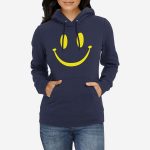 Ženski pulover s kapuco Smile