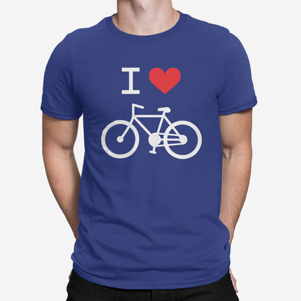 Moška kratka majica I Love Bike