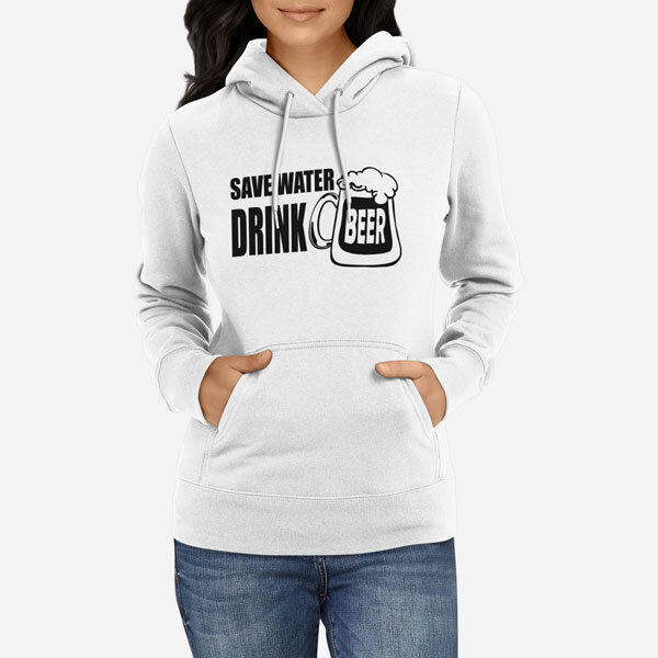 Ženski pulover s kapuco Save Water