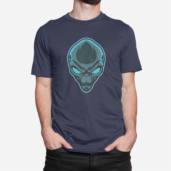 Moška kratka majica Glava Alien