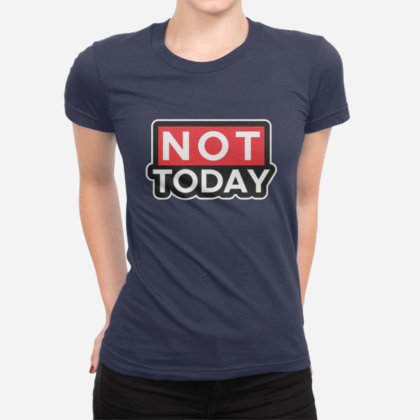 Ženska kratka majica Ne danes