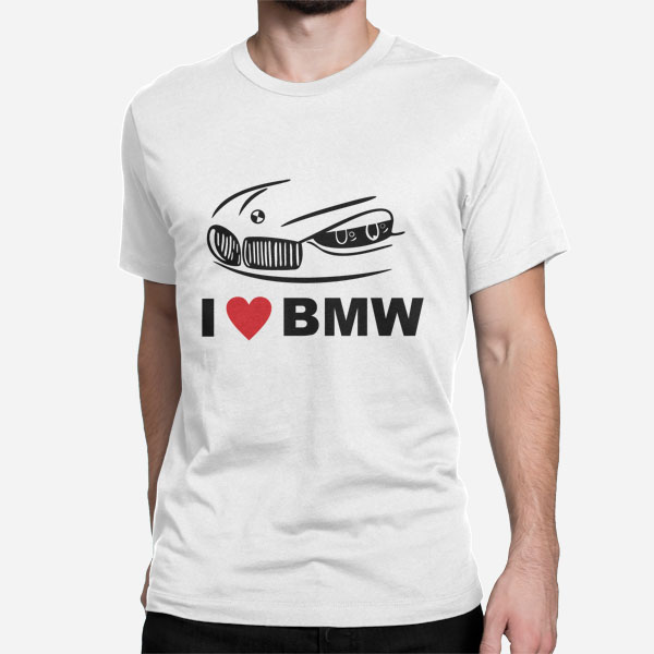 Moška kratka majica I love BMW