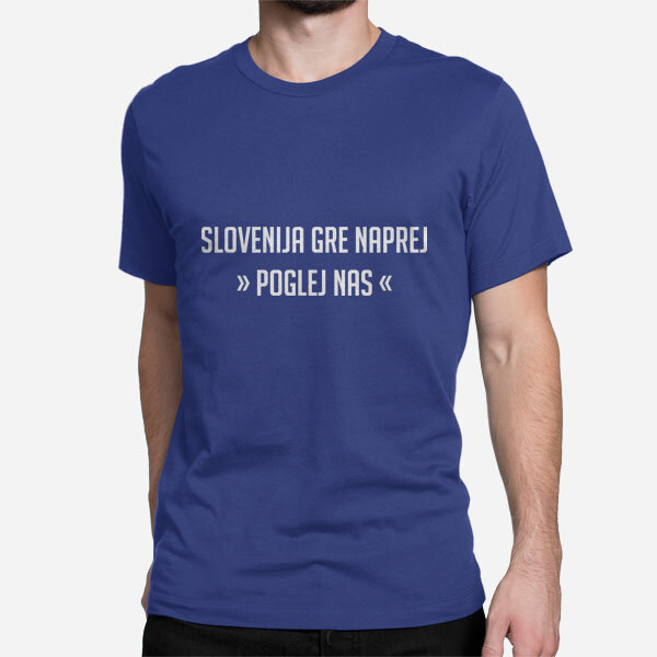 Moška kratka majica Slovenija gre naprej
