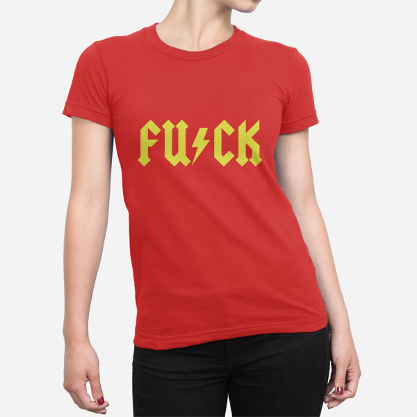 Ženska kratka majica Fuck