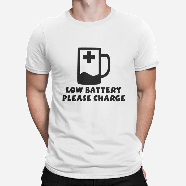 Moška kratka majica Low Battery