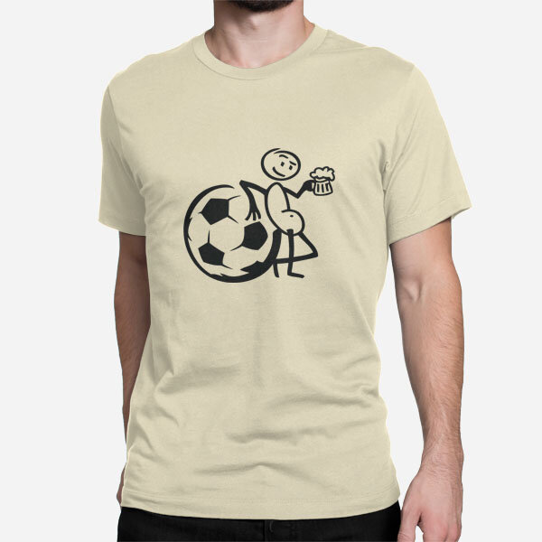 Moška kratka majica Nogomet in Pivo