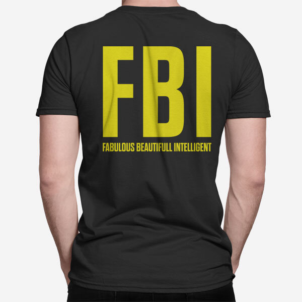 Moška kratka majica FBI fabulous
