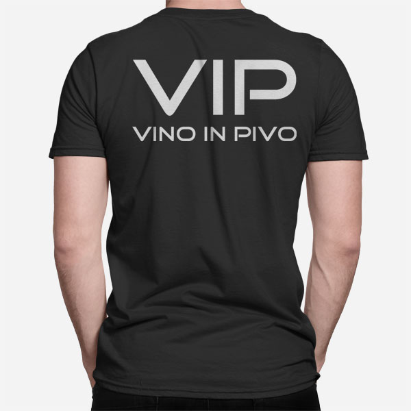 Moška kratka majica VIP Vino in Pivo