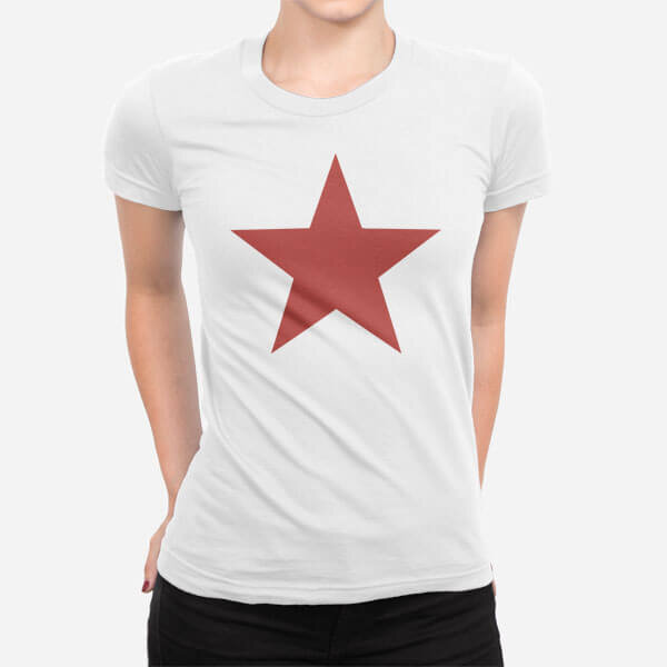 Ženska kratka majica Rdeča zvezda
