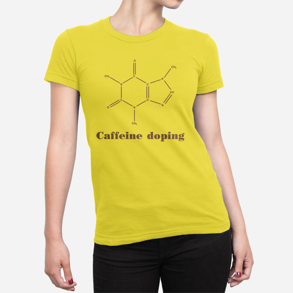Ženska kratka majica Caffeine doping