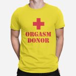 Moška kratka majica Orgasm donor
