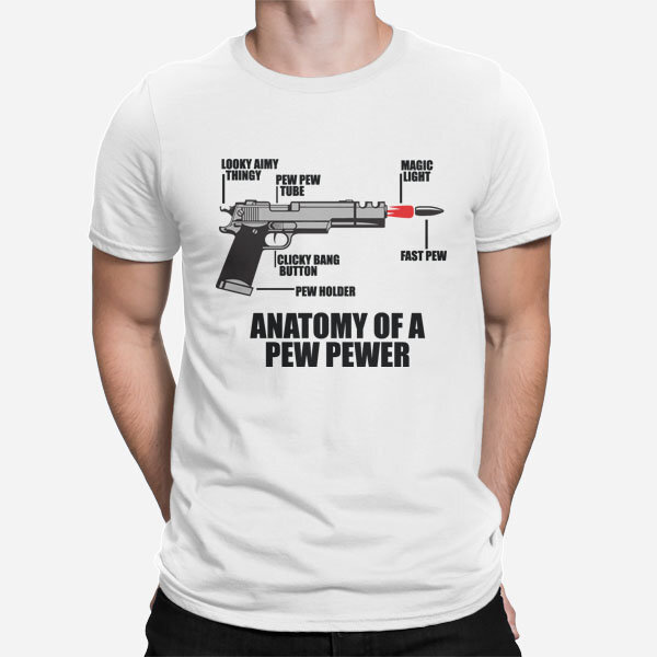 Moška majica Anatomija pištole