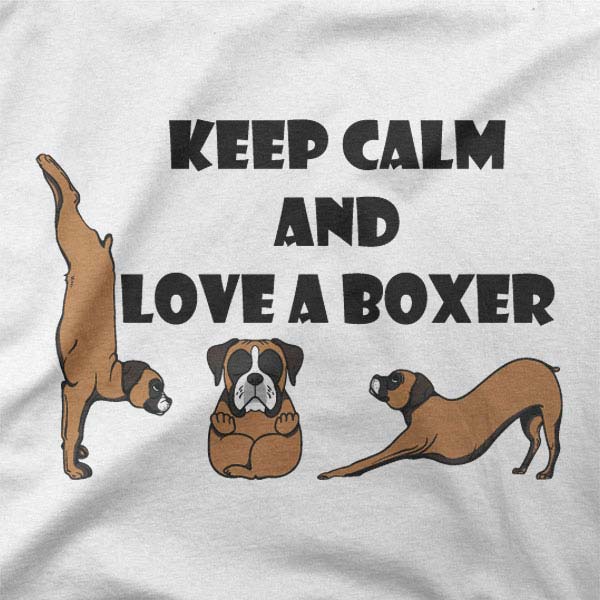 Majica Calm and Love a Boxer