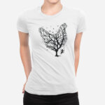 Ženska majica kratek rokav Piščančje drevo