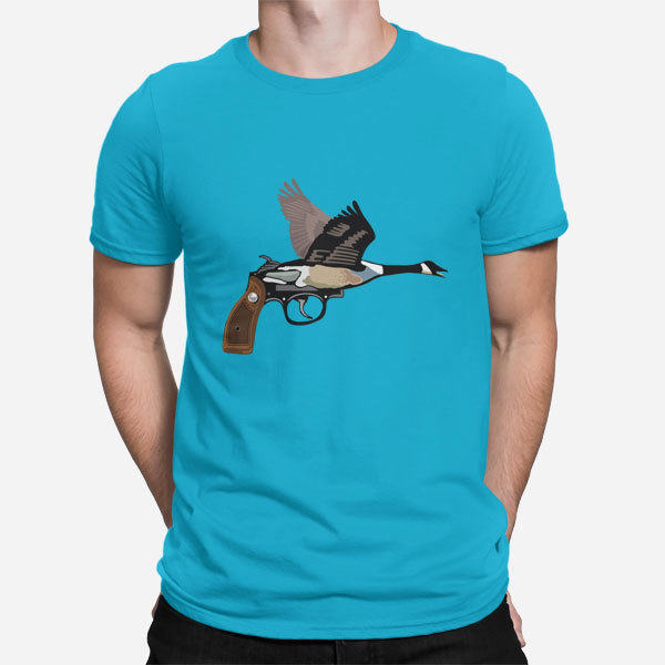 Moška kratka majica Gosja ročna pištola