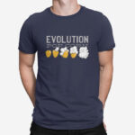 Moška kratka majica Evolucija kokic