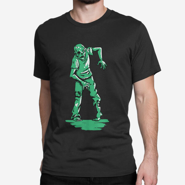 Moška majica kratek rokav Zeleni zombi