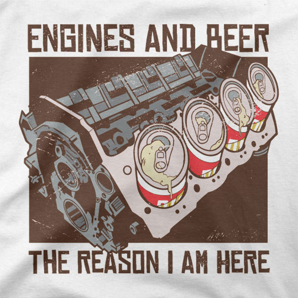 Motiv Motorji in pivo
