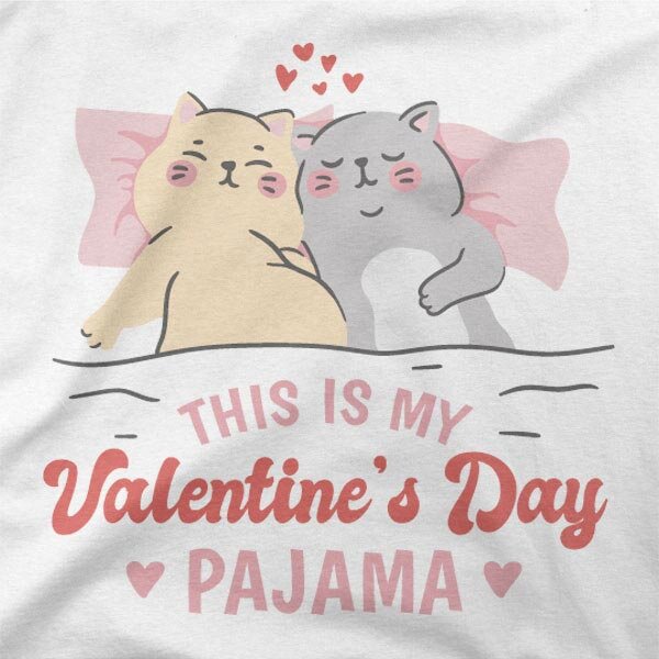 Motiv Pižama za valentinovo