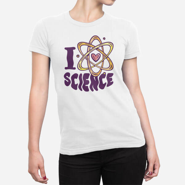Ženska majica Ljubim znanost
