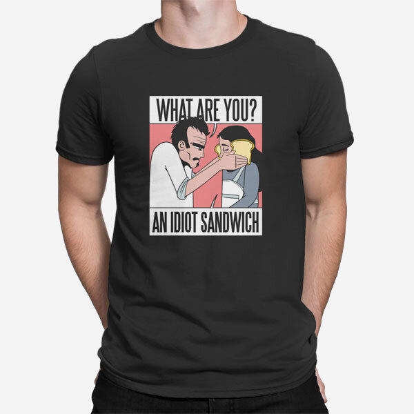 Moška majica Idiot sendvič