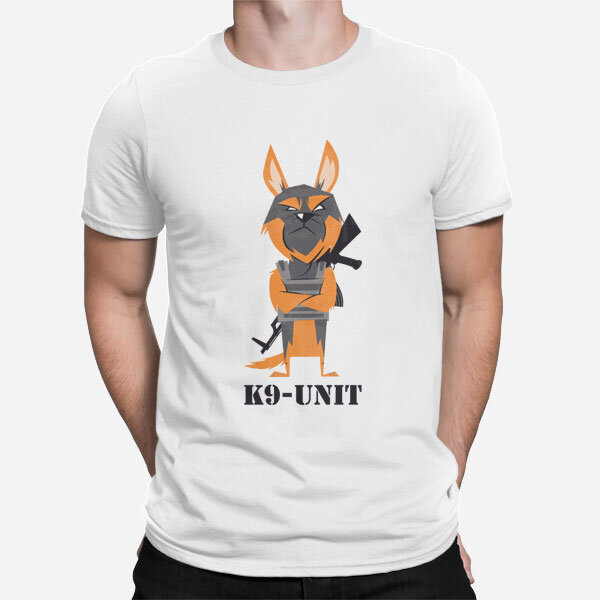 Moška kratka majica Policijski pes