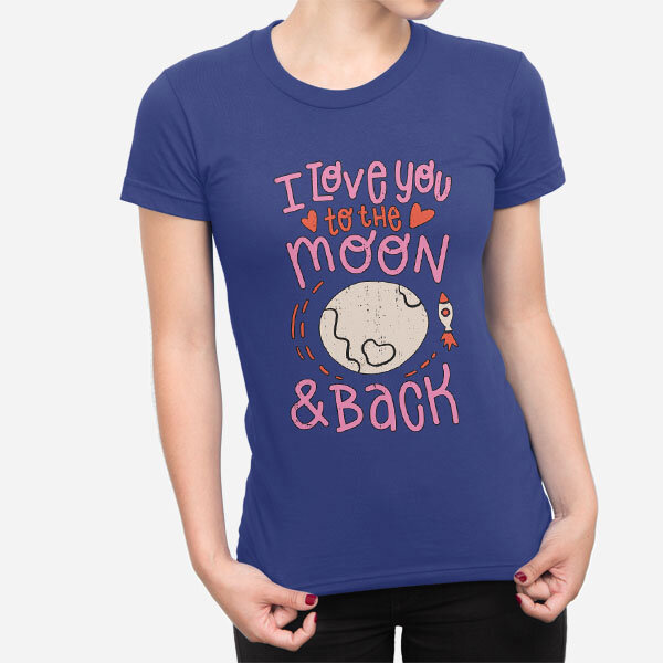 Ženska kratka majica To the Moon