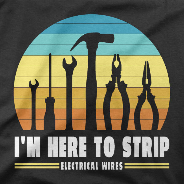 Motiv na majici Orodje za električarja