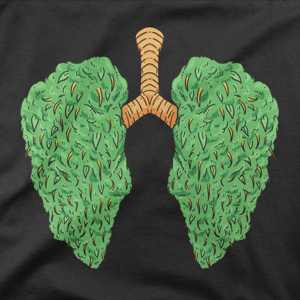 Motiv Cannabis pljuča