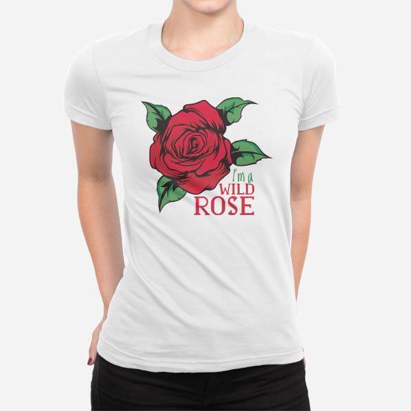 Ženska kratka majica Divja vrtnica