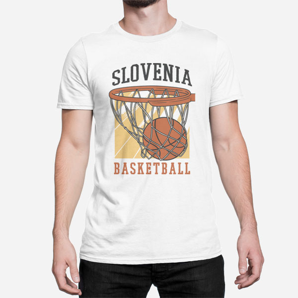 Moška majica kratek rokav Slovenia basketball