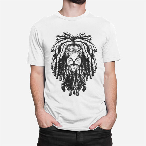 Moška majica Rasta lev