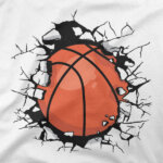 Motiv na majici Košarkaška žoga