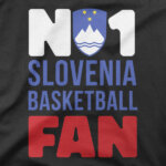 Motiv na majici Slovenia basketball Fan