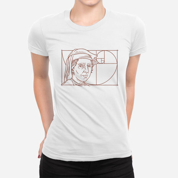 Ženska kratka majica Leonardo Fibonacci