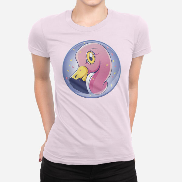 Ženska majica Flamingo v mehurčku