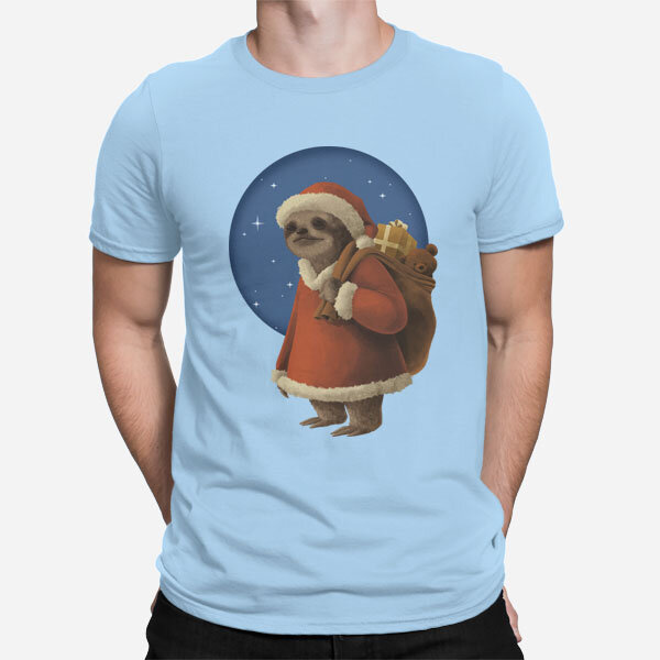 Moška majica Božiček lenivec