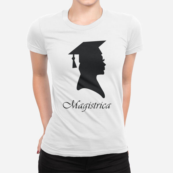 Bela ženska majica Magistrica