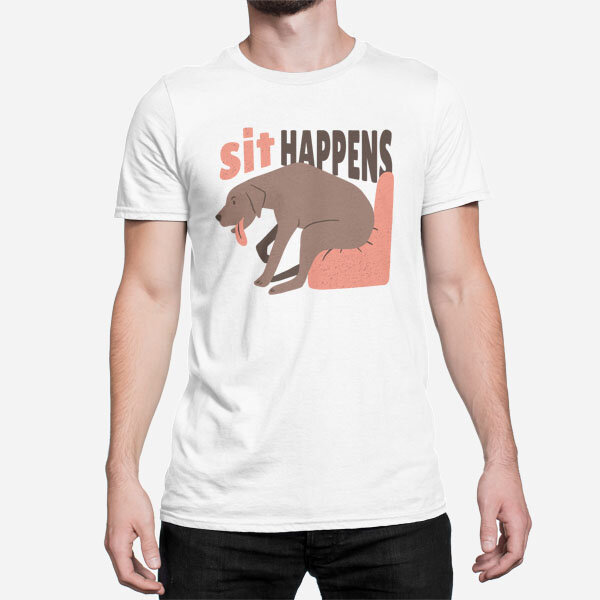 Moška kratka majica Sit Happens