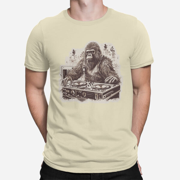 Peščena moška majica Dj Bigfoot