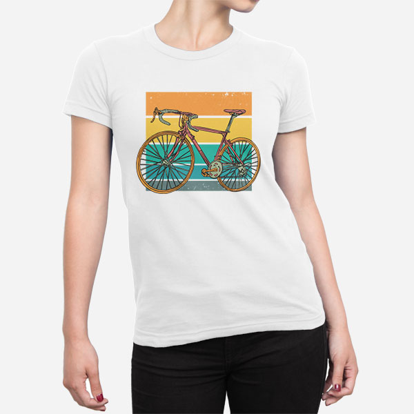 Ženska kratka majica Retro bike