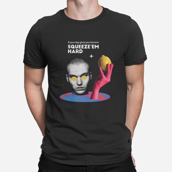 Moška kratka majica Stisni limono