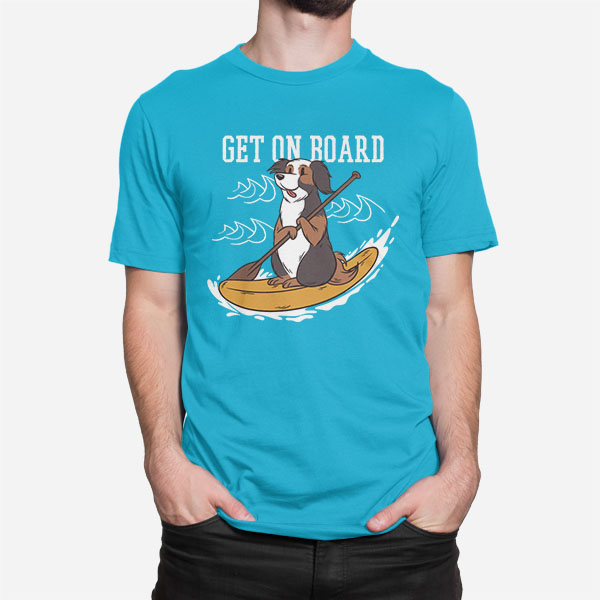 Moška majica Pasji val